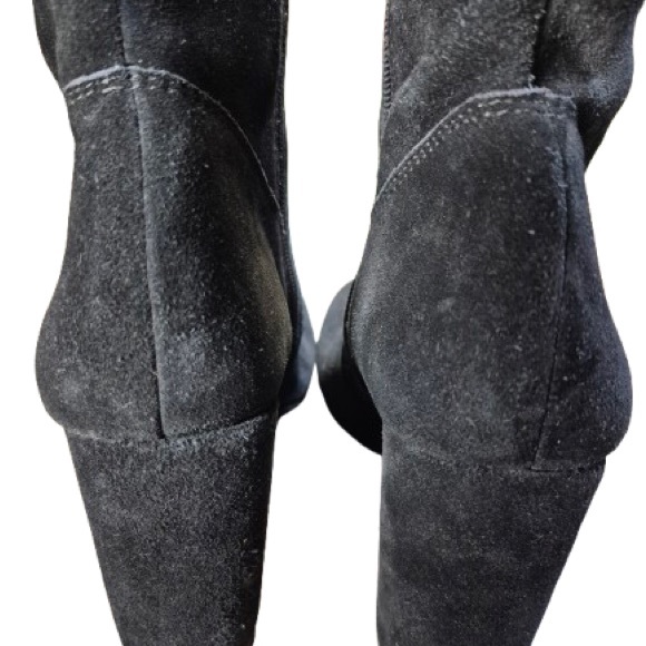 Kate Spade Tall  Black Suede Boots - Picture 5 of 9